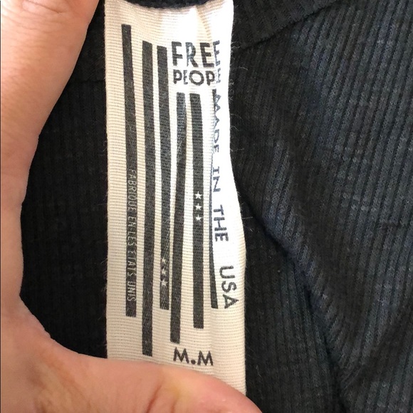 Free people black racer back tank size medium - Picture 5 of 5